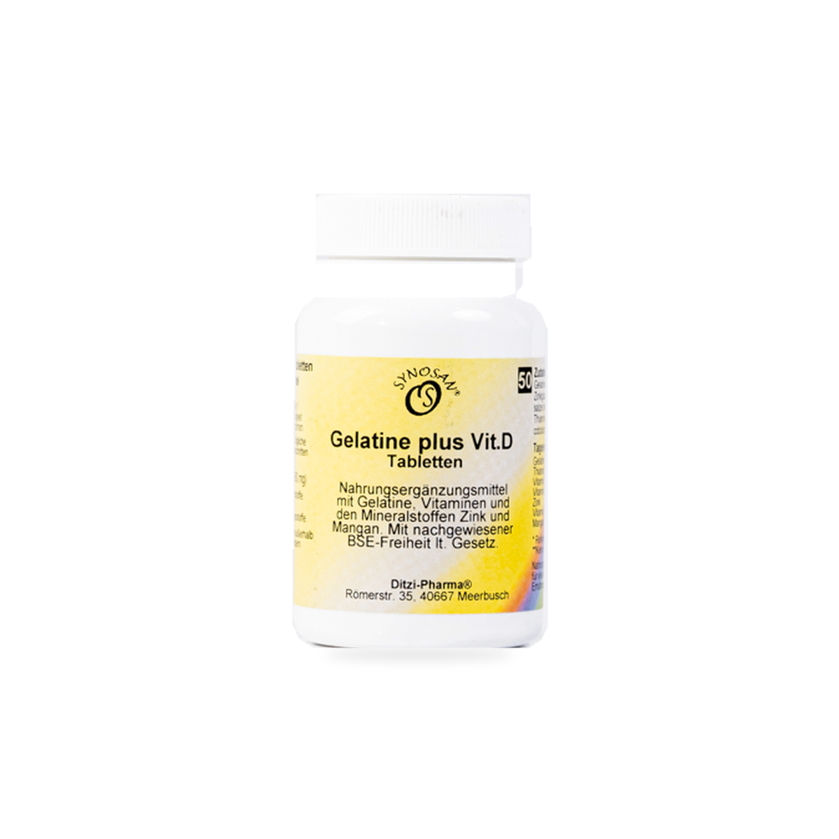 Gelatine plus Vit. D με ζελατίνη και βιταμίνη D – 50 δισκία