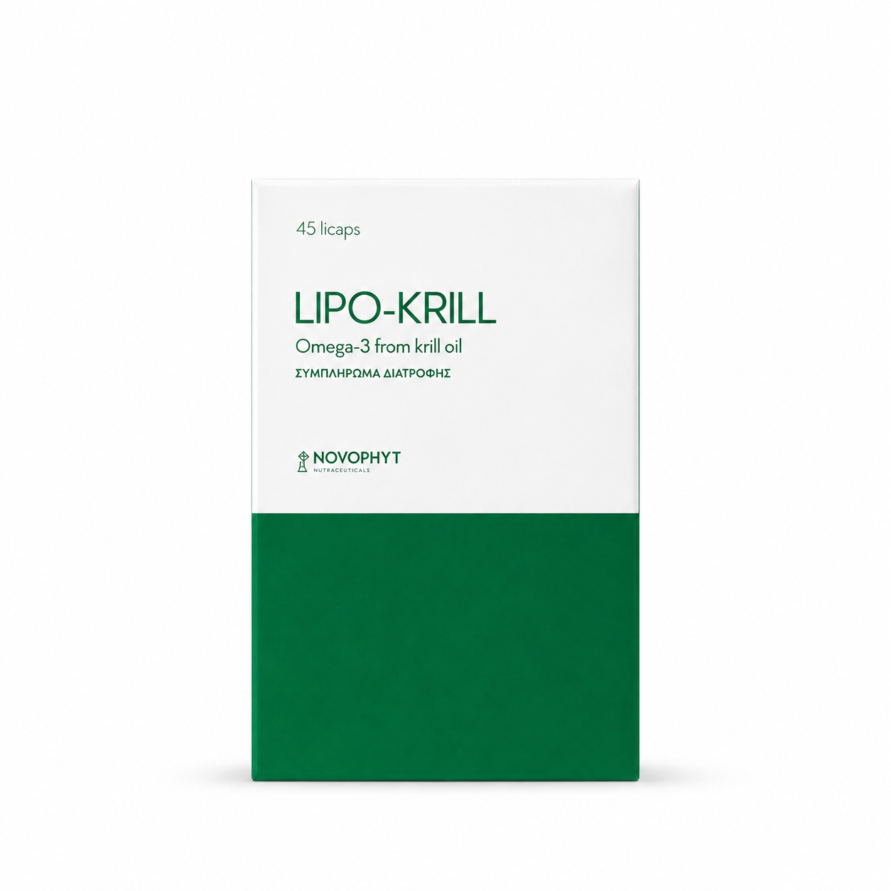 LIPO-KRILL με έλαιο krill, ωμέγα-3 και ασταξανθίνη – 45 κάψουλες