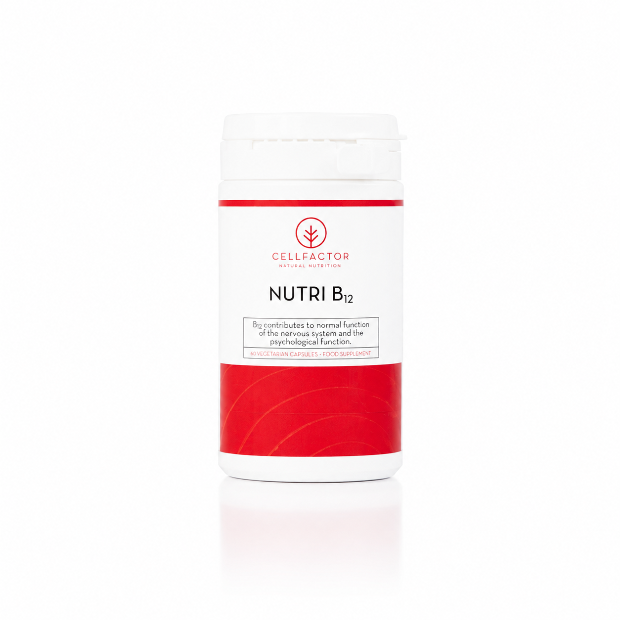 NUTRI B12 με βιταμίνη Β12 ως μεθυλοκοβαλαμίνη.50 κάψουλες